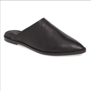 Treasure & Bond Rainey Mule Shoes in Black Leather